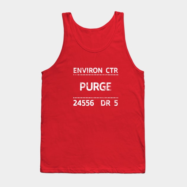 Bladerunner spinner purge display (distressed) Tank Top by Function9